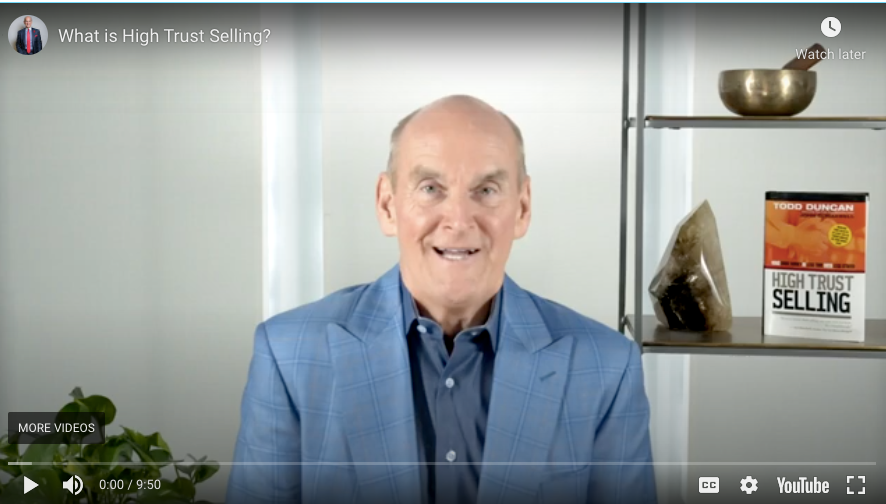 What is High Trust Selling?